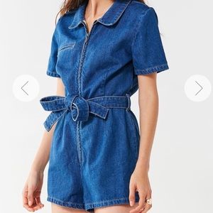 Urban Outfitters BDG Hello Sunshine Denim Romper